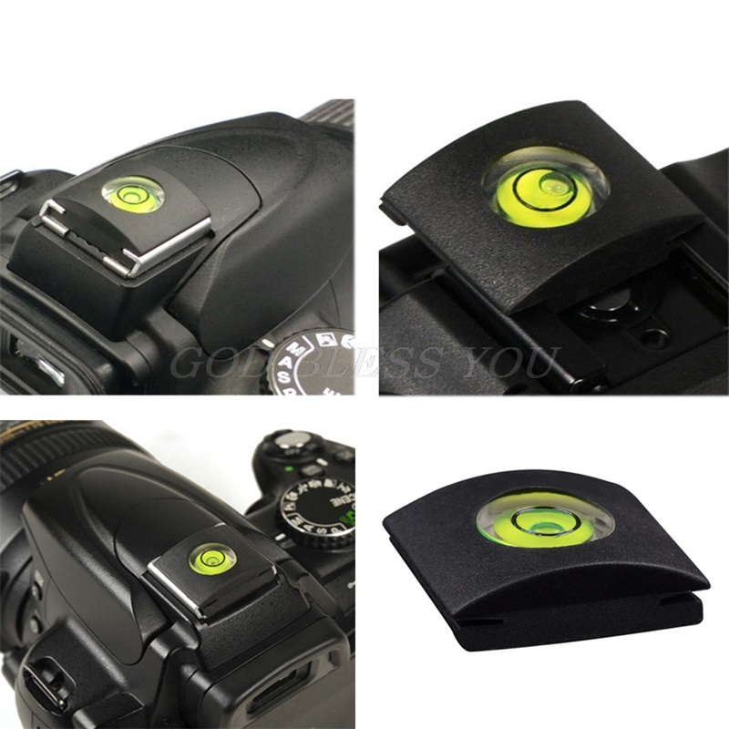 1 pcs แฟลชฝาครอบรองเท้า Bubble Spirit ระดับสําหรับ Canon สําหรับ Nikon Olympus กล้อง Drop Shipping