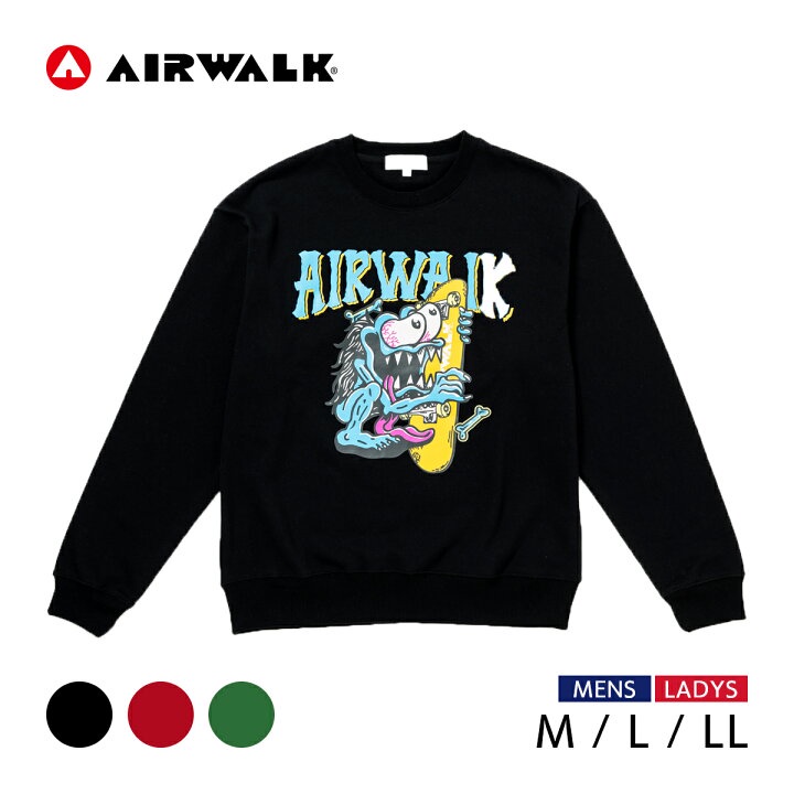 เสื้อแขนยาว Airwalk japan (Black)