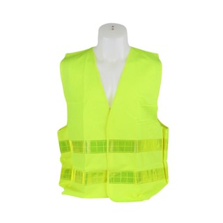 REFLECTIVE เสื้อจราจร 2 แถบ RIGHT 5107 สีเขียวREFLECTIVE 2 STRIP TRAFFIC VEST RIGHT 5107 GREEN