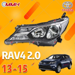 ไฟหน้ารถยนต์ สําหรับ Toyota rav4 rav4 13 14 15 ไฟหน้าสำหรับ ไฟหน้า โคมไฟหน้า ไฟหน้า​โปรเจค​เตอร์​ โคมไฟหรถยนต์ เลนส์กระจก headlamp headlight front light lens