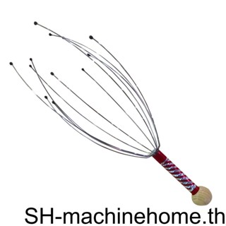 เครื่องนวดหนังศีรษะ สเตนเลส แบบใช้มือ ผ่อนคลาย สุ่มสี สําหรับผู้ใหญ่ สปา