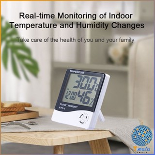 Tmala แบบดิจิตอล  LCD แบบดิจิตอล เครื่องวัดอุณหภูมิและความชื้น Digital Temperature Meter