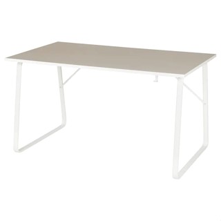 IKEA พร้อมส่ง โต๊ะเล่นเกม โต๊ะทำงาน HUVUDSPELARE ฮูวูดสเปียลาเร่ เบจ 140x80 ซม. โต๊ะเกมเมอร์อิเกียแท้