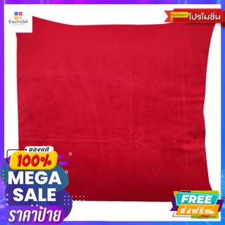 ห้องนอน หมอนอิง ผ้าเวลเวท ขนาด 18 x 18 นิ้ว สีแดง Cushion Velvet Fabric Size 18 x 18 inches Red Colorหมอนแ