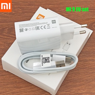 อะแดปเตอร์เทอร์โบชาร์จเร็ว 2023 Xiaomi 27W mi EU QC 4.0 100 ซม. type c สําหรับ mi 9 10 pro 9t redmi pro K20