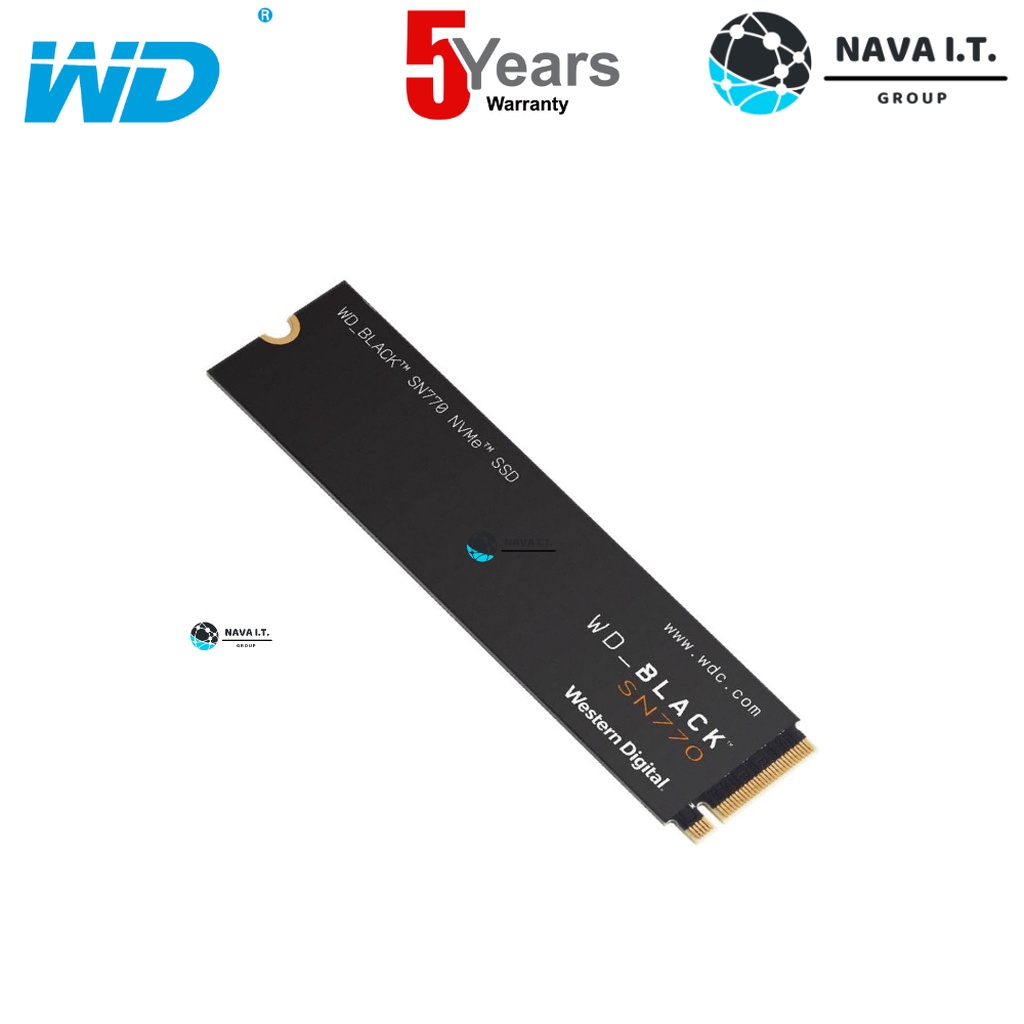 🛵มีส่งด่วน💨 WD SSD M.2 NVMe WD BLACK SN770 1TB GEN 4.0 (WDS100T3X0E)