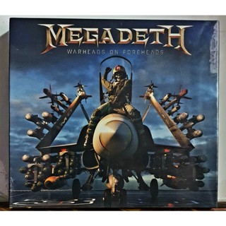 CD MEGADETH 3CD WARHEADS ON FOREHEADS ****MADE IN EU มือ1