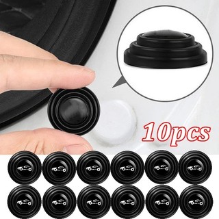 10/1pcs Auto กันกระแทกซิลิโคน Pad Luminous Soundproof ปิดผนึกแผ่นยางอุปกรณ์เสริมรถยนต์ประตูรถ Anti-Collision กาวสติกเกอร์