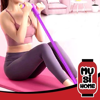 ✨ราคาถูก✨ MUSI.HOME【S10】ยางยืดออกกำลังกาย อุปกรณ์กีฬาออกกำลังกาย แบบ ยางยืดออกกำลังกายแบบ 4 เส้น ยางยืดออกกำลัง