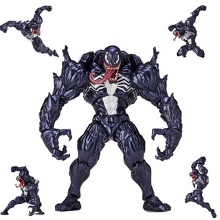 โมเดลฟิกเกอร์ อนิเมะ Marvel Yamaguchi Style Black Venom Extraordinary Spiderman ของขวัญ ของเล่นสําหรับเด็ก