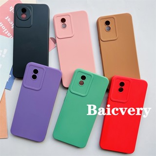 เคสโทรศัพท์มือถือ TPU แบบนิ่ม สีสันสดใส สําหรับ VIVO Y11 2023 Y02A Y02 Y11 2019