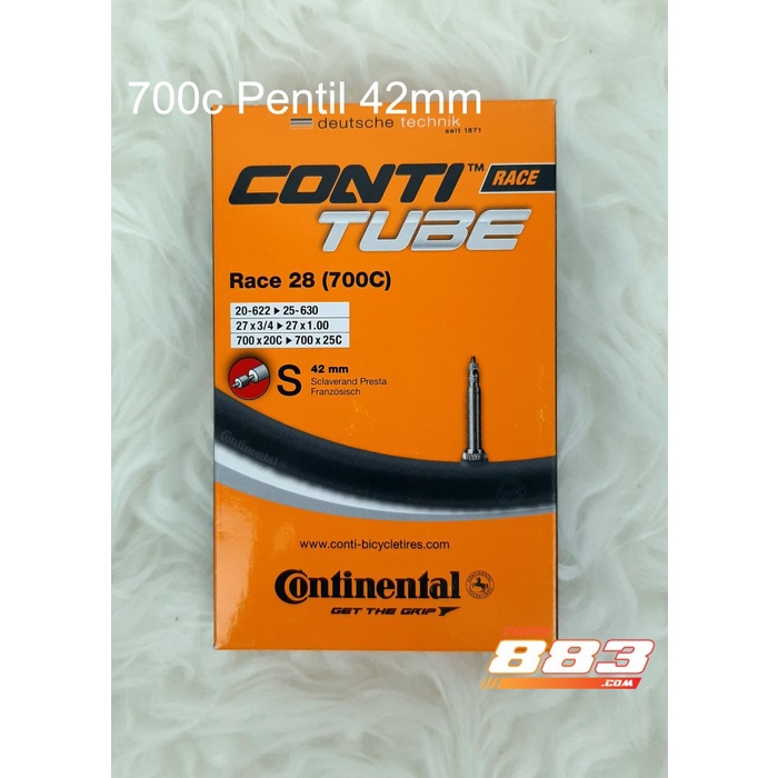 CONTI TUBE RACE CONTINENTAL 700C 20-25 วาล์ว 42MM ORIGINAL