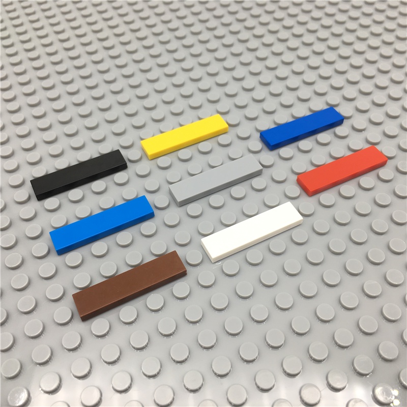 [Smooth Flat] บล็อกตัวต่อเลโก้คลาสสิก ขนาดเล็ก 1*4 DIY 2431 MOC