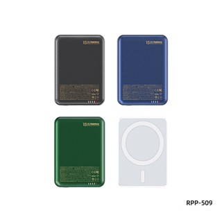 Powerbank แบตสำรอง รุ่น RPP-509 ชาร์จเร็ว PD20W ความจุ5000mAh มีไฟบอกแบต ขนาดเล็ก พกพาสะดวก ที่ชาร์จไร้สาย พาวเวอร์แบงค์