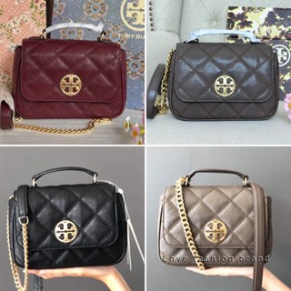 👑ผ่อน0%แท้100%👑 Tory Burch Willa Mini Top Handle Bag 87861 87832