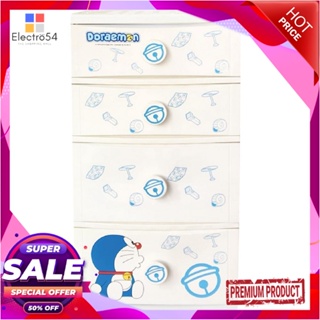 4 ตู้ลิ้นชัก 4 ชั้น STACKO C12 56x45x104.5 Doraemon4 TIER DRAWER STACKO C12 56x45x104.5 Doraemon