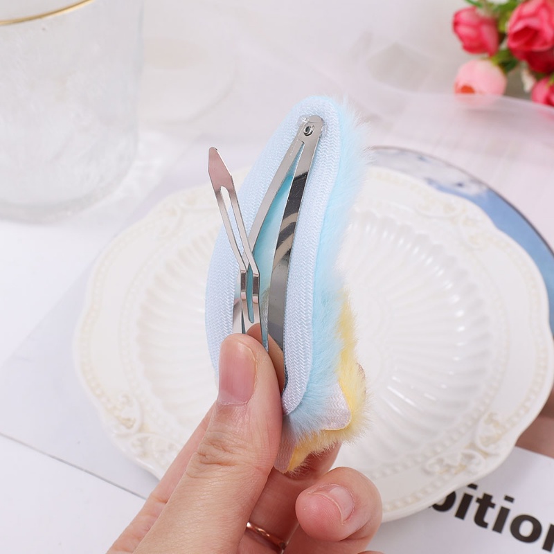 กิ๊บติดผม ผ้ากํามะหยี่ขนนิ่ม รูปดาว สีแคนดี้ สําหรับเด็กผู้หญิง นักเรียน