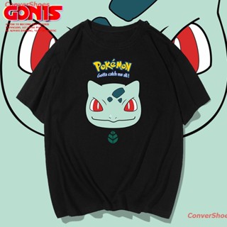 เสื้อยืดผู้ชายและผู้หญิง เสื้อยืดแขนสั้นพิมพ์ลายการ์ตูน Pikachu Monsters Pokemon Go สําหรับผู้ชาย Popular T-shirts_07