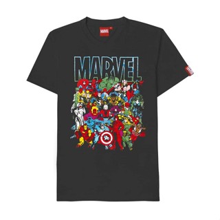 MARVEL Men T Shirt Tops VIM21779 (Dark Grey)_03