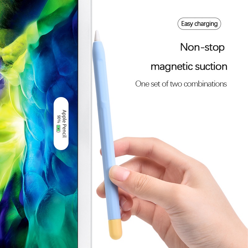 ปลอก สำหรับ Pencil 1&2&3&Pro Pencil Pro Case เคส ปากกา ซิลิโคน ปลอกปากกาซิลิโคน เคส ปากกา สำหรับ Pencil silicone sleeve - รูปที่ 5