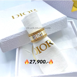 🥰แหวนสุดฮิต หายาก New dior rings set ได้ 3 วงเลย