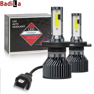 หลอดไฟหน้ารถยนต์ LED COB V6 44W H4 H1 H3 H7 H11 9005 9006 8,000LM สว่างมาก