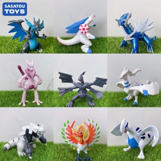 โมเดลฟิกเกอร์ Pokemon Dialga Palkia Lugia Ho-Oh Aggron Reshiram Zekrom Charizard Mewtwo Grovyle Treecko Victini Solgaleo Dragonite Delphox Pikachu ของเล่นสําหรับเด็กผู้ชาย