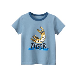 27kids เสื้อยืดเด็ก 9401 TIGER เสือ ตัวแบน