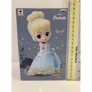 Qposket Disney Character - Cinderella (B) แท้ มือ 1 เทปเบิ้ล กล่องบุบเล็กน้อย