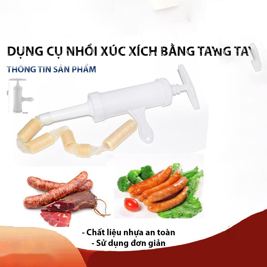 Sausage Stuffer, Squid Stuffer, Meat Stuffer - คู่มือ, พลาสติกคุณภาพสูง