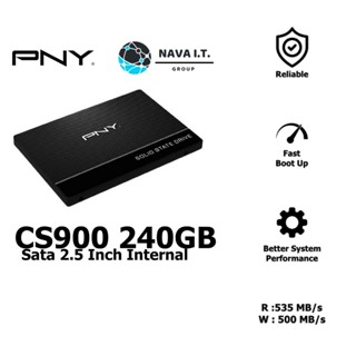COINSคืน15%⚡FB9JMZV6⚡ PNY CS900 240GB SATA 2.5 INCH INTERNAL WARRANTY 3 YEAR
