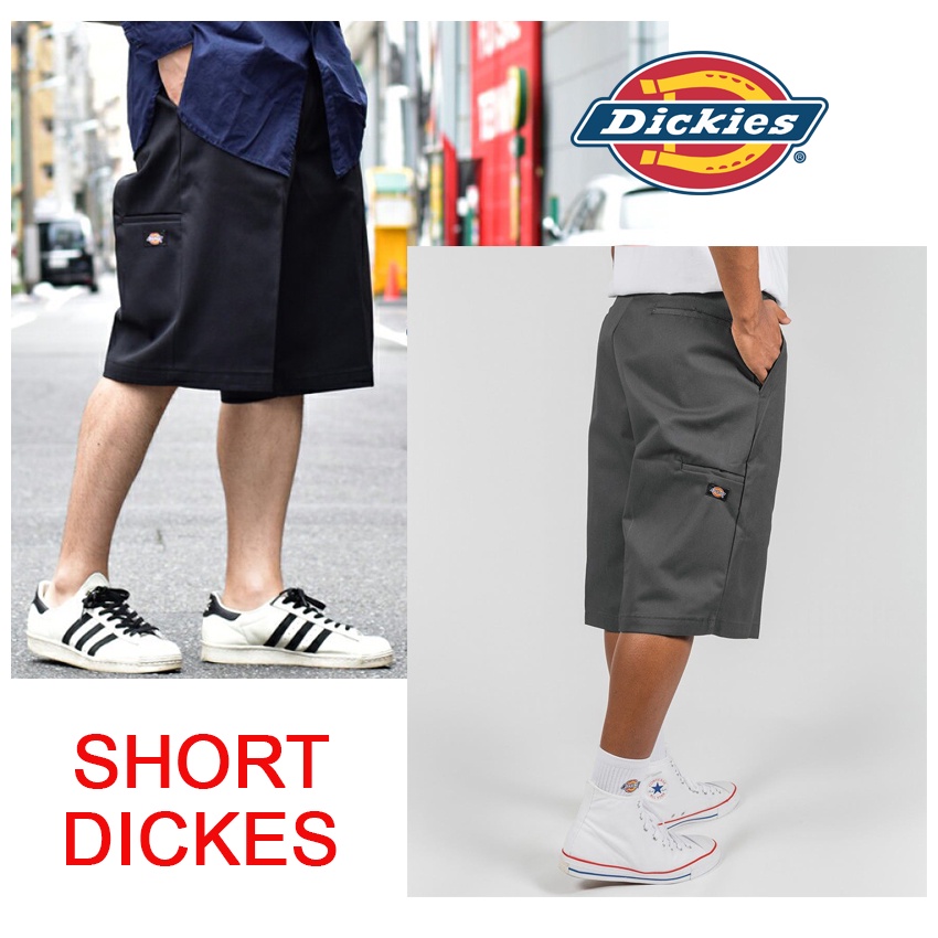 Short Dickies - กางเกงขาสั ้ นสีกากี Dickies สีดํา + สีเทา