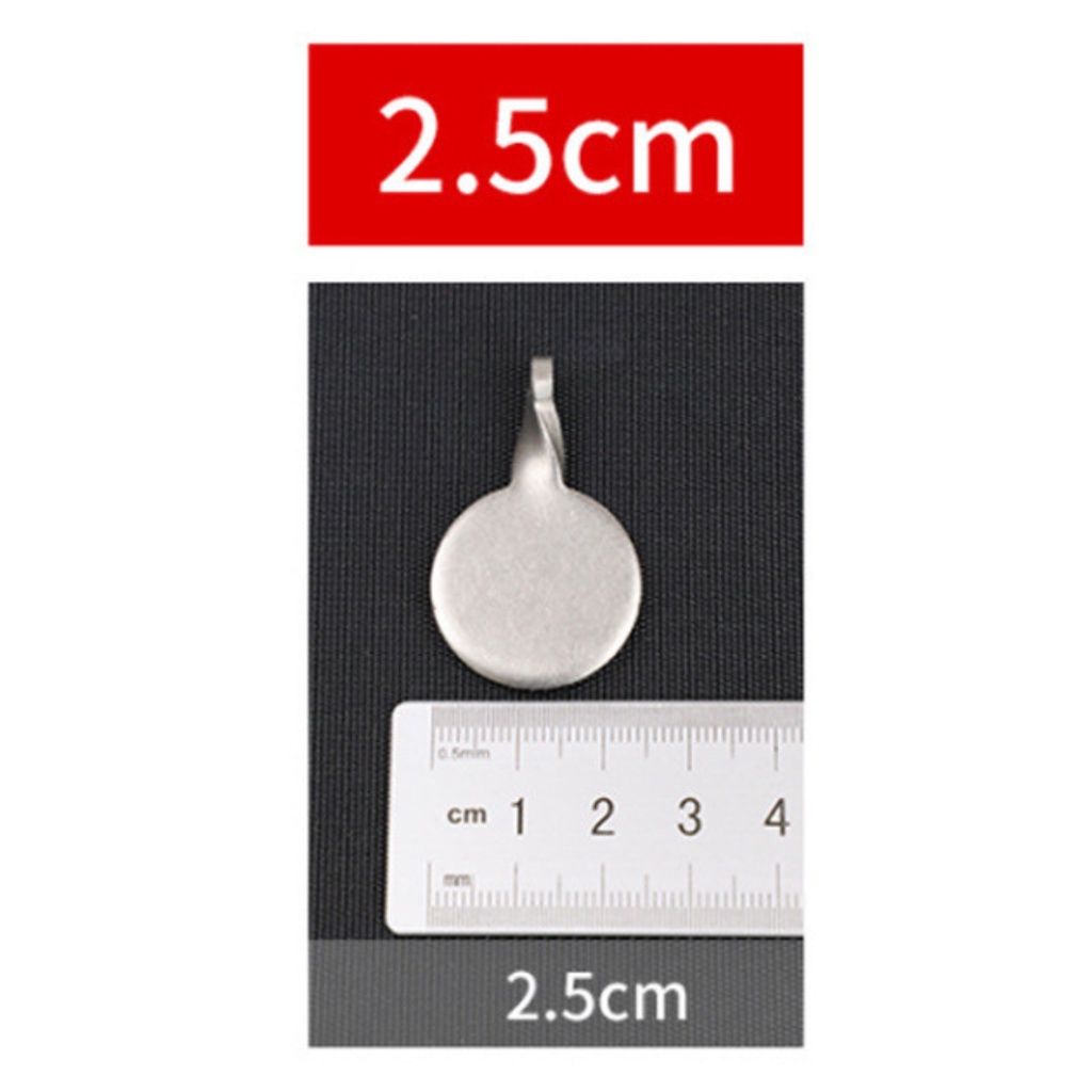 เป้าเหล็กซ้อมยิง เป้าหมายสแตนเลส Bullseye 2cm.-4cm. สำหรับการฝึกอบรมสำหรับเกมล่าสัตว์