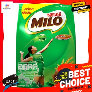 เครื่องดื่ม ไมโล เครื่องดื่มรสช็อกโกแลตมอลต์ แอคทิฟ-บี ขนาด 300 กรัม Milo Chocolate Malt Flavored Beverage Activ-B Size