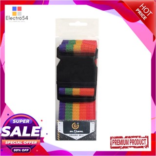 LUGGAGE สายรัดกระเป๋า GLOBAL PADLOCK TOURNIQUET สีรุ้งLUGGAGE STRAP GLOBAL PADLOCK TOURNIQUET RAINBOW