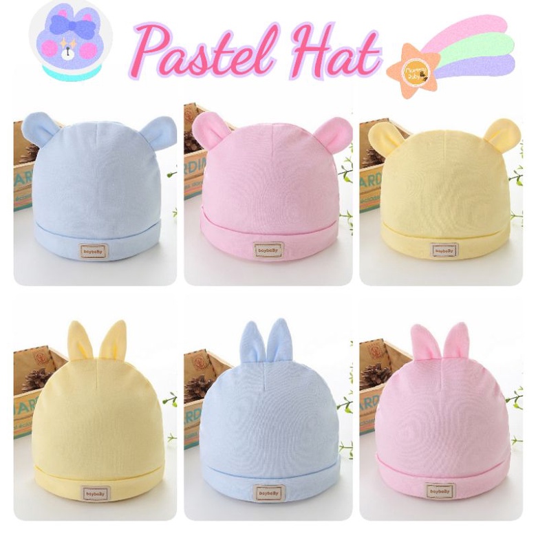 AM Pastel hat หมวกเด็กอ่อน 0-6เดือน