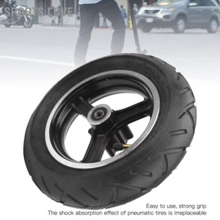 Sports Love 10 x 3in Electric Scooter Tyre ยางธรรมชาติทำให้พองได้ Damping Effect พร้อม Hub ยางในด้านนอก