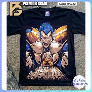 PG  Dragon Ball Z เสื้อยืด หนัง นักร้อง เสื้อดำ สกรีนลาย ผ้านุ่ม PG T SHIRT S M L XL XXL_04