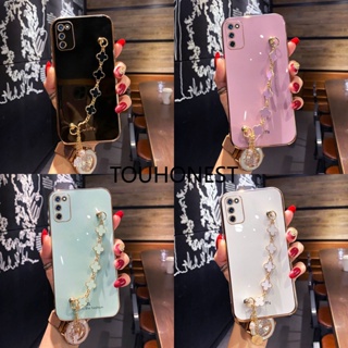 เคส Samsung Galaxy A02S เคส Samsung A7 2018 เคส Samsung A31 เคส Samsung A32 Case Samsung A71 Case Samsung A73 Soft Cute Clover Grass Pendant Phone Case โทรศัพท์มือถือ แบบนิ่ม ลายใบหญ้าสี่แฉก สําหรับ