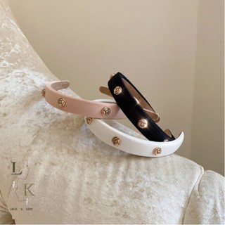 Lock and Keep Jewel ที่คาดผม Smoked Rose Headband