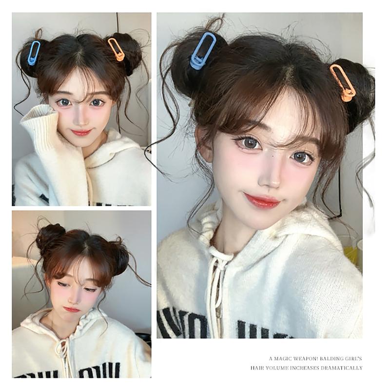 หนังยางรัดผมดังโงะ ผมบัน ผมซาลาเปา น่ารักมาก ไม่เจ็บ จัดทรงง่าย ไหมนิ่ม เนียนเหมือนผมจริง