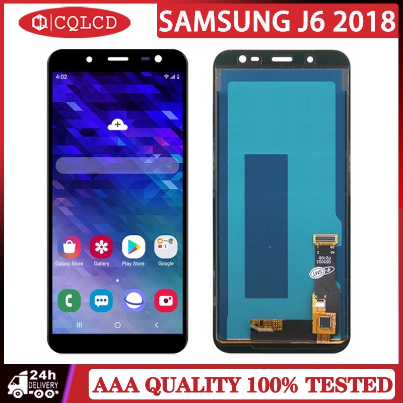 หน้าหน้า Samsung Galaxy J6 2018 J600 J600F J600Y LCD Display  จอ + ทัช งานแท้  อะไหล่มือถือ  อินฟินิกซ  จอพร้อมทัชทัช หน้าจอ