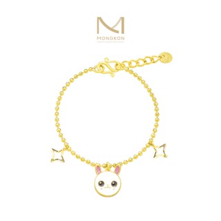 Mongkon Gold ทองคำแท้บริสุทธิ์สูง 96.5% สร้อยข้อมือ 2 สลึง 12 Chinese Zodiac