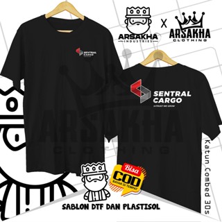 Kaos Sentral Cargo Intrust We Grow v2 Distro ชุดเสื้อผ้า ผ้าฝ้าย 30S - Arsakha