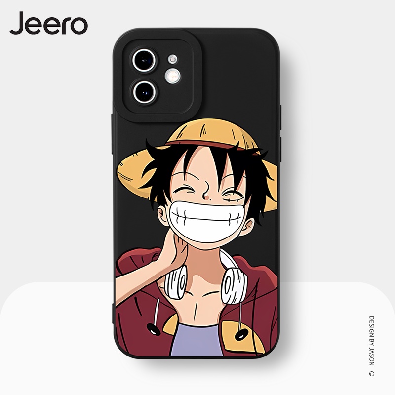 Jeero เคสไอโฟน เคสซิลิโคนนุ่มกันกระแทกการ์ตูนอนิเมะตลก เคสโทรศัพท์ Compatible for iPhone 16 15 14 13 12 11 Pro Max SE 2020 X XR XS 8 7 Plus พลัส HFE1822