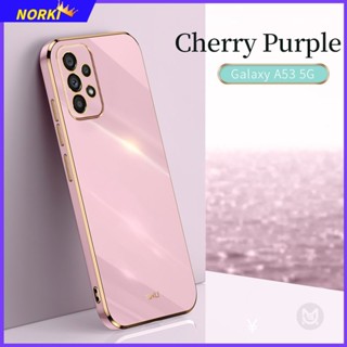 [ขายดี] เคสซิลิโคนนิ่ม ทรงสี่เหลี่ยม ป้องกันเลนส์กล้อง หรูหรา สําหรับ Samsung Galaxy A13 A14 A23 A33 A53 A73 A04 A04S