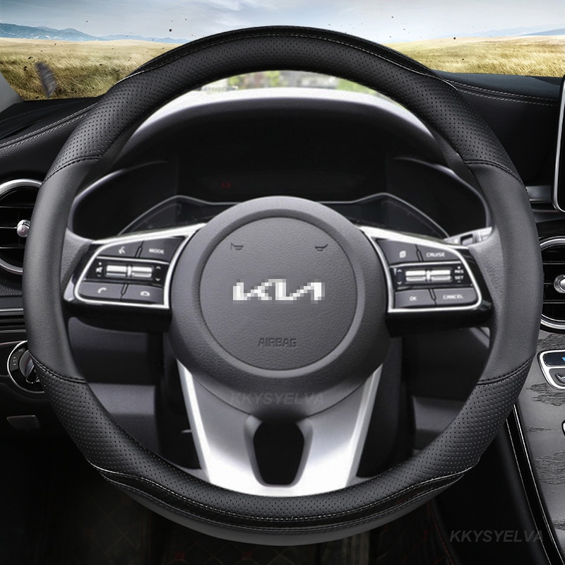 พวงมาลัยรถ 38 ซม.สําหรับ KIA K5 KX5 K2 K3 GT ยี่ห้อ Rio Cerato Sportage Stinger EV6 EV6 GT EV6 GT-li