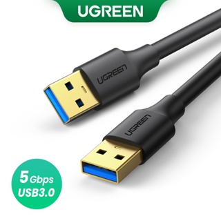 ราคาUGREEN สายเคเบิล USB 3.0 ขั้วต่อตัวผู้ สําหรับถ่ายโอนข้อมูล