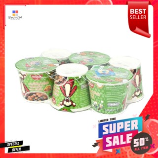 MiniCup บะหมี่กึ่งสำเร็จรูปนิสชินโดราเอมอนรสสาหร่าย 40กรัมx 6ถ้วยNISSIN Cup MiniInstantNoodleDoraemon