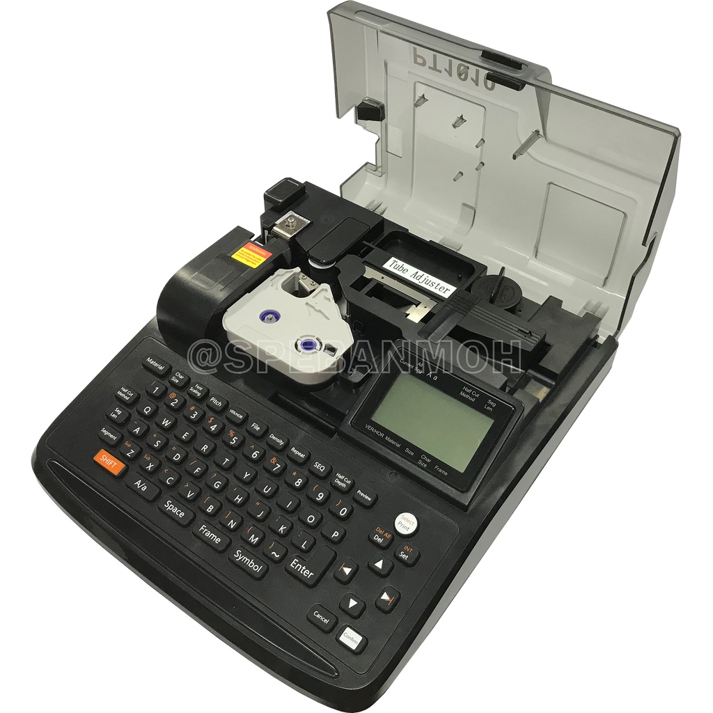 PT1010 เครื่องพิมพ์ปลอกสายไฟ PT-1010 เครื่องพิมพ์ท่อ Hot Mark สติกเกอร์ Tube Marking ท่อ PVC พิมพ์ฉล